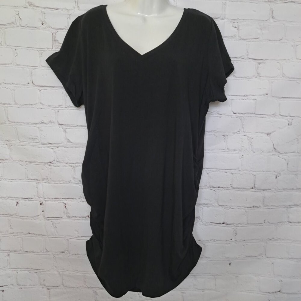 Motherhood Maternity NEW Ultrasoft Ruched  T Shirt Size XL